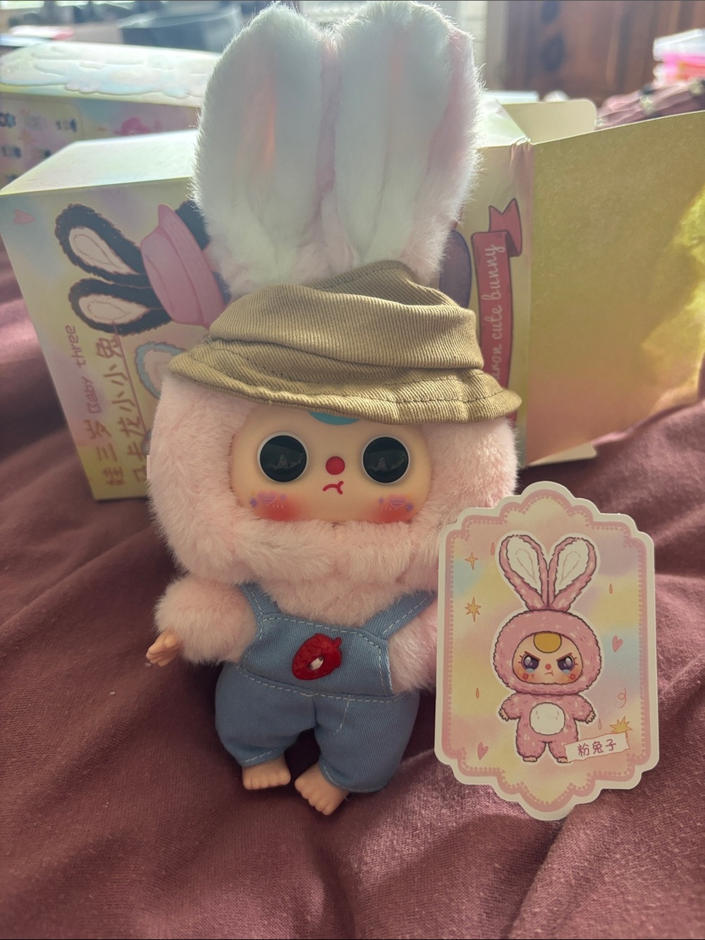 Baby Three Macaron Cute Bunny (P12)